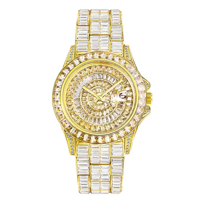 Introducing the Full Diamond Watch: Timeless Elegance Redefined!