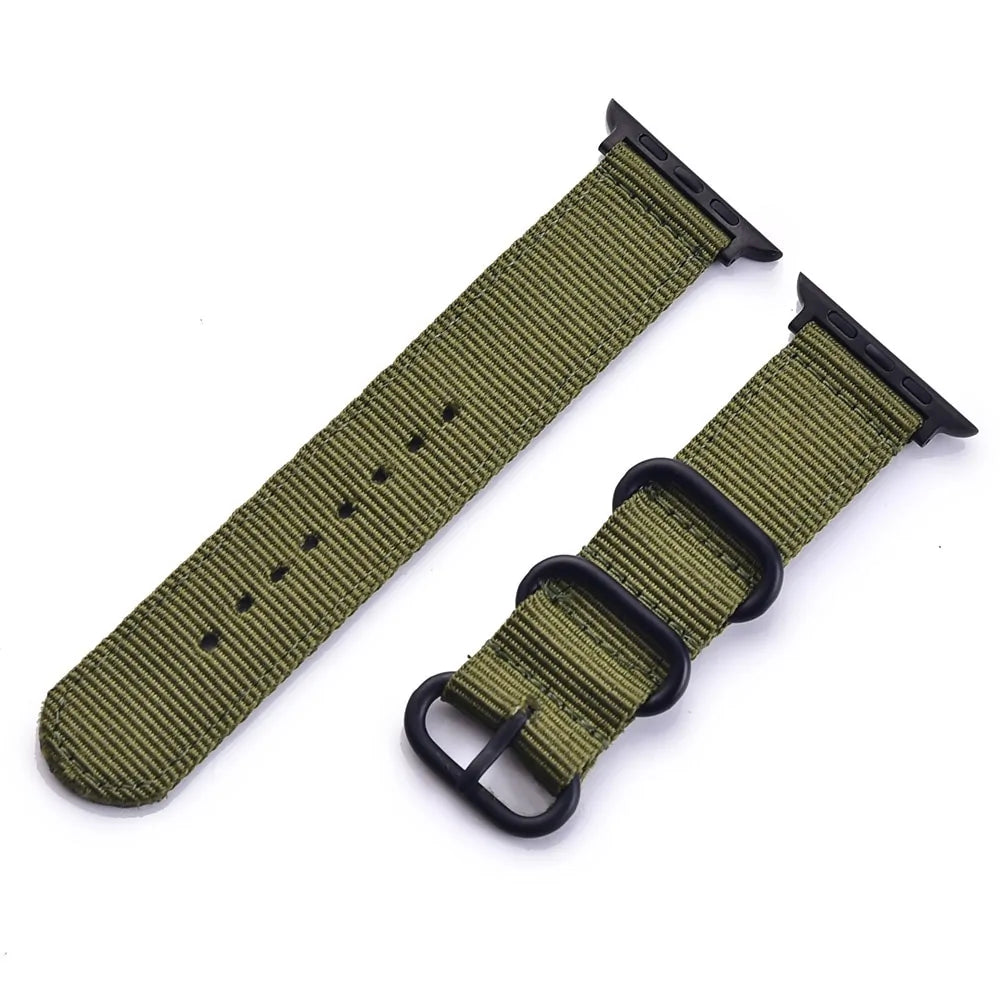 Enhance Your Apple Watch with Our Premium Nylon and Leather Watchband