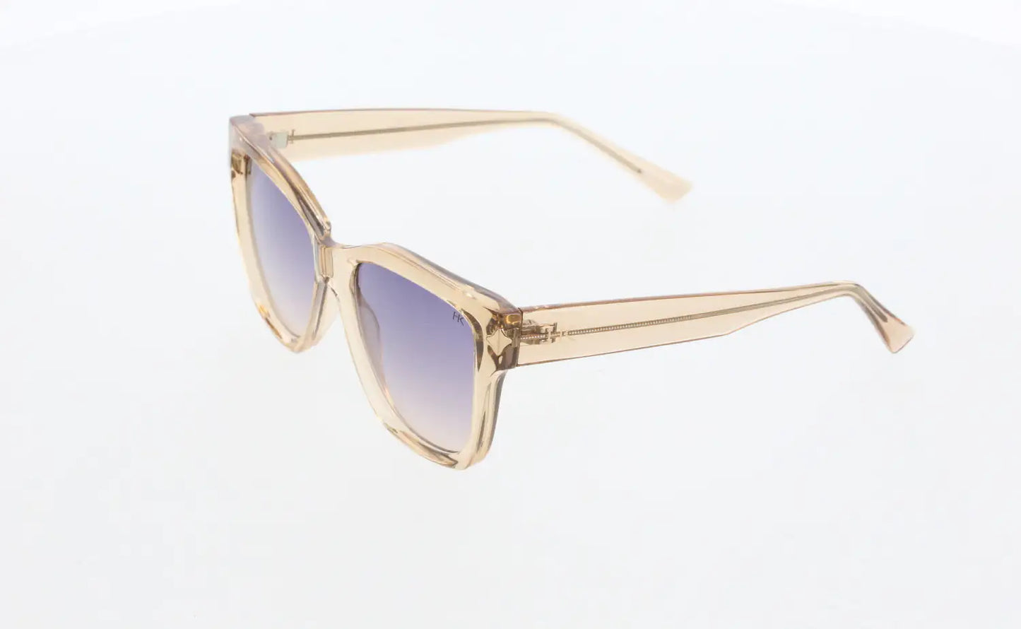 HAWK Women’s Geometric Eyeglasses – Bone Material with Fume Brown Frame (Model HW2081) - ONLY 10 LEFT!