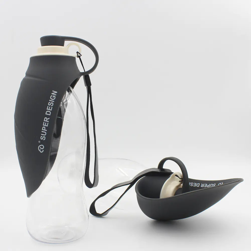 Portable Pet Water Dispenser Feeder – Leak-Proof Flip Cup for On-the-Go Hydration