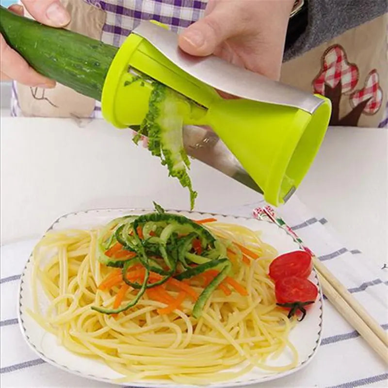 Veggetti Spiral Vegetable Slicer – Dual Blade Zucchini and Veggie Pasta Maker