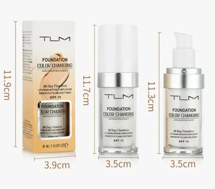 Color Changing Liquid Foundation – Flawless, Adaptive Coverage with SPF Protection
