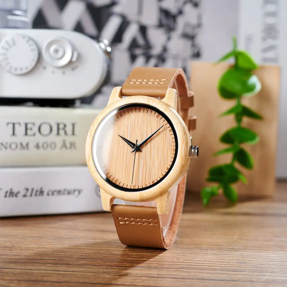 ZenWood Bamboo Watch – Timeless Elegance, Inspired by Nature