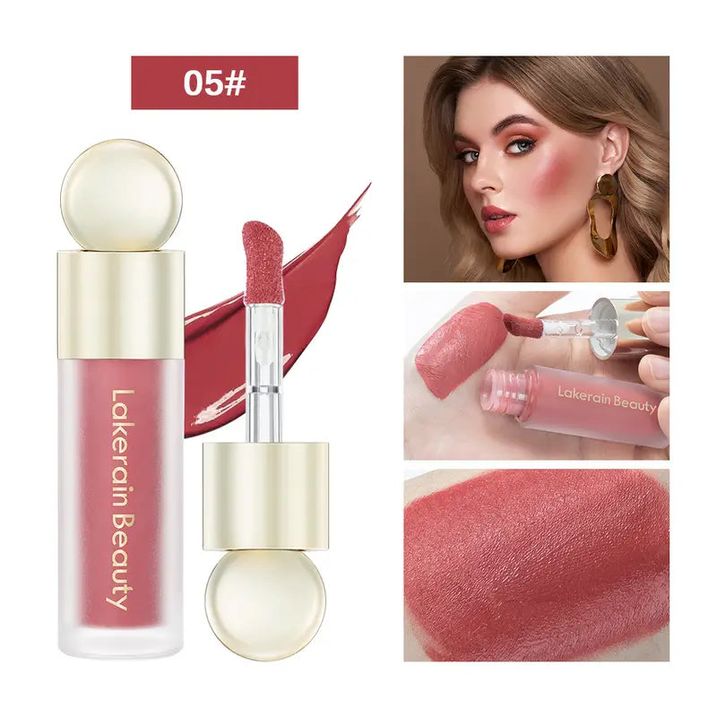 5-Color Dewy Finish Blush – Long-Lasting Radiance with Buildable Glow