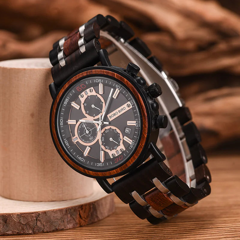Cool Day Bobo Bird Wooden Watch – Where Nature Meets Innovation