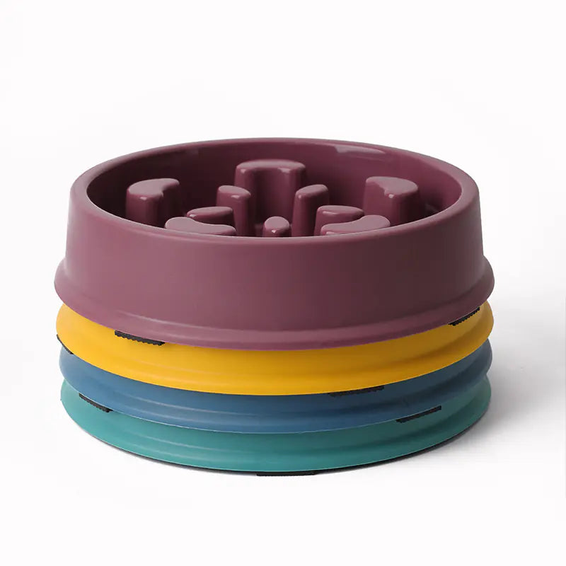 Slow Feeder Dog Bowl – Anti-Gulping for Improved Digestion and Mealtime Control