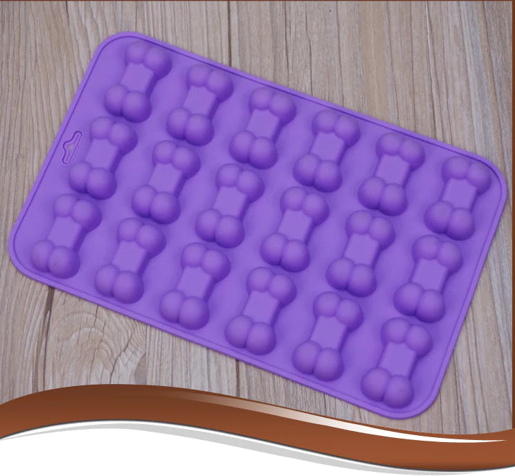 Silicone Puppy Paw & Dog Bone Cake Molds – Bake with Love for Your Furry Friends