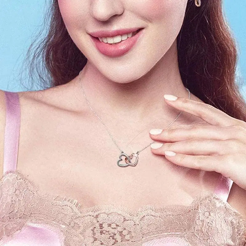 Heart Pendant Necklaces for Women by Moonfit