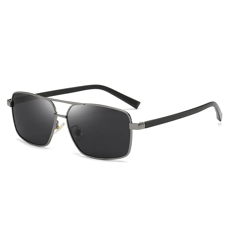 HD Polarized Driving Sunglasses – Full-Frame Metal+TR Build with UV400 Protection (150mm Width)
