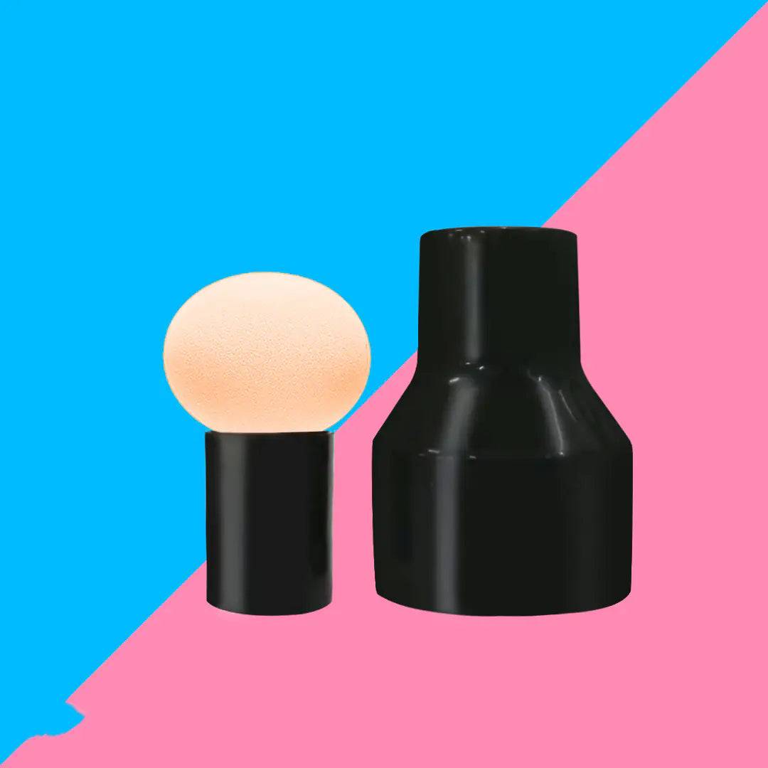 Mushroom Head Powder Puff Set – Flawless BB Cream & Blush Application Tool