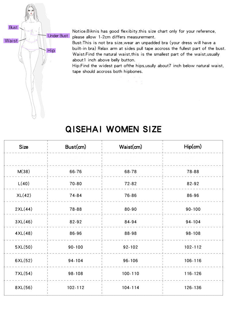 Best-Selling Plus Size Bikini One-Piece Swimsuit – Flattering Full Coverage for Curvy Women (4XL–8XL)