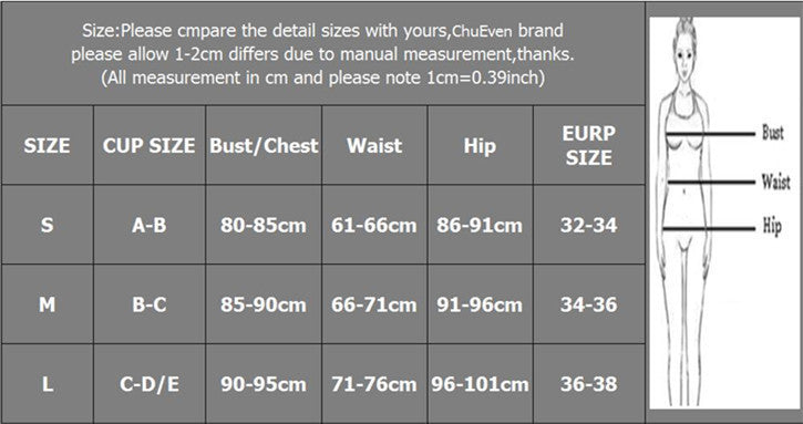 Pure Color Sexy Bikini – Two-Piece Nylon Swimsuit with Chest Pad