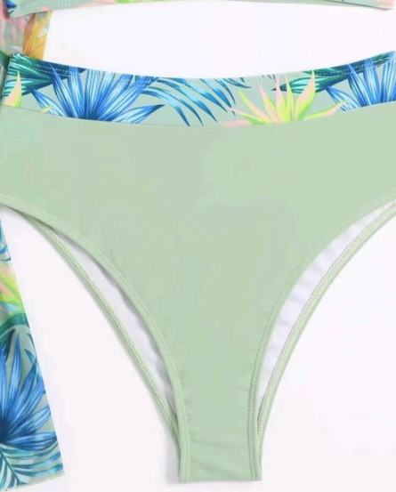 Cross-Border European & American Sexy Bikini Set – 3-Piece Mesh Design (Sizes S–XL)