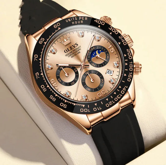 Lumi Tech Men's Multifunctional Quartz Watch: Where Style Meets Functionality