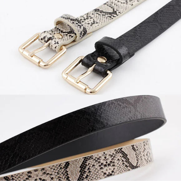 Liz Belt – Soft Touch Vegan Leather with Adjustable Buckle (40.5" Length, Classic Colors: Tan, Black, Beige, Brown)