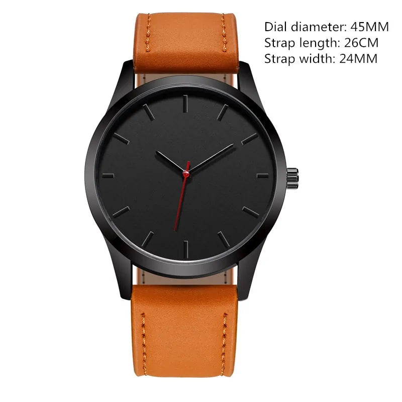 The Timekeeper: Large Dial Military Quartz Watch for Men