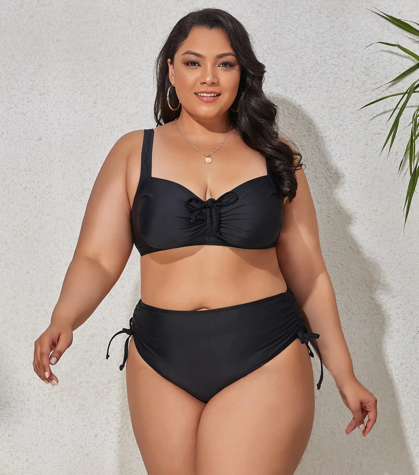 Plus Size Bikini Set in Floral & Animal Prints – Supportive Two-Piece Swimwear for Curvier Bodies (Sizes L–4XL)