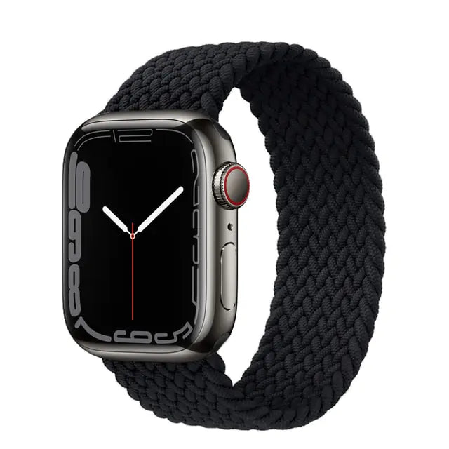 Upgrade Your Apple Watch with a Stretchable Nylon Elastic Loop Band