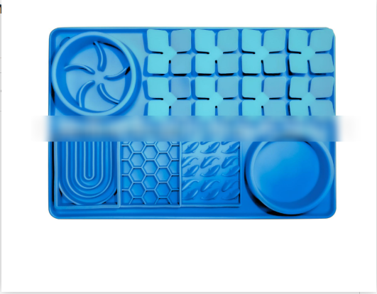 4-in-1 Slow Food Mat for Dogs & Cats – Engaging, Healthy Mealtime Solution