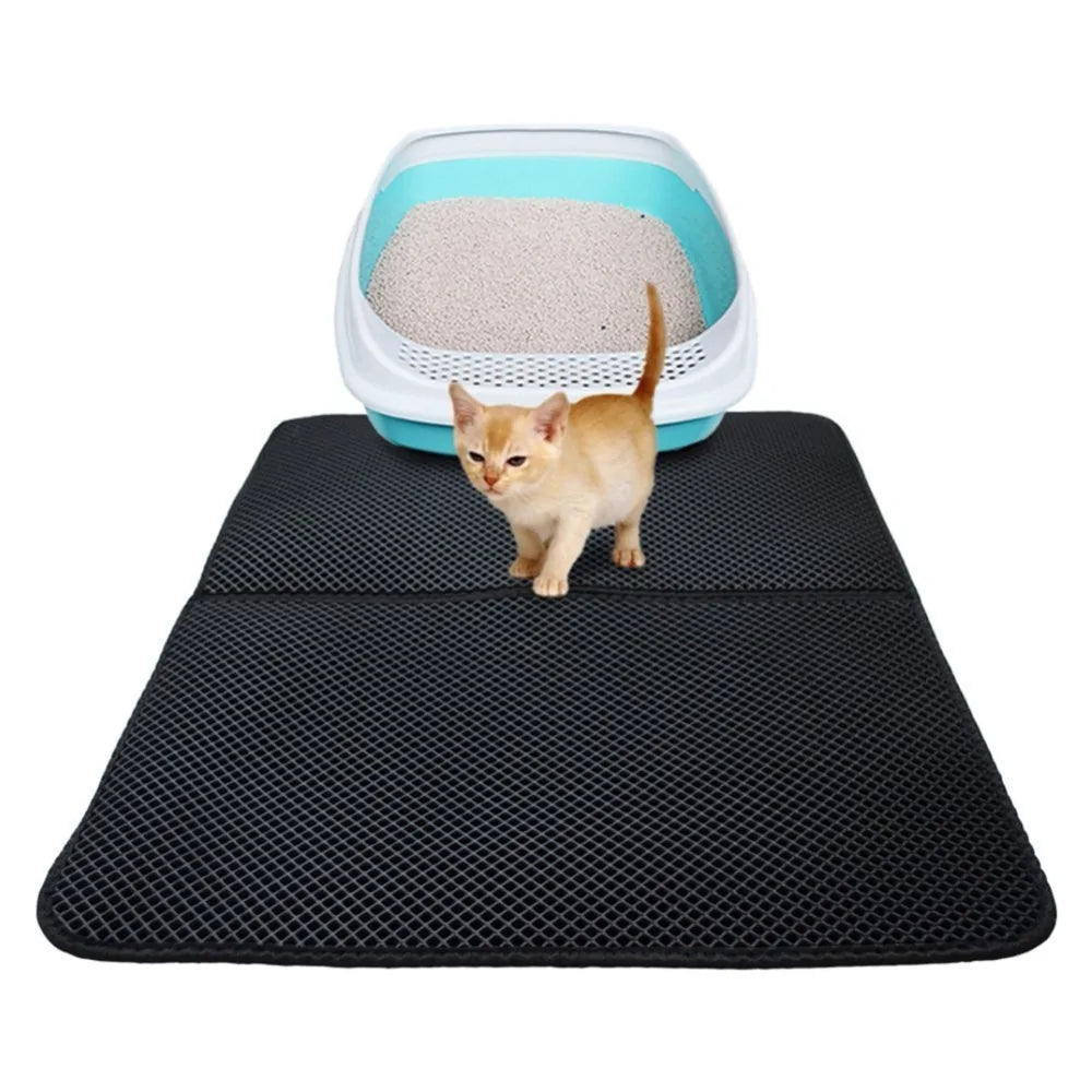 Cat Litter Mat – Dual-Layer Trap for Mess-Free Floors and Happy Paws