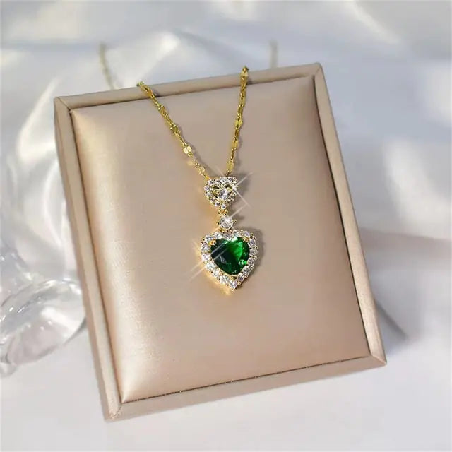 Heart Crystal Jewelry Set - different styles to choose from