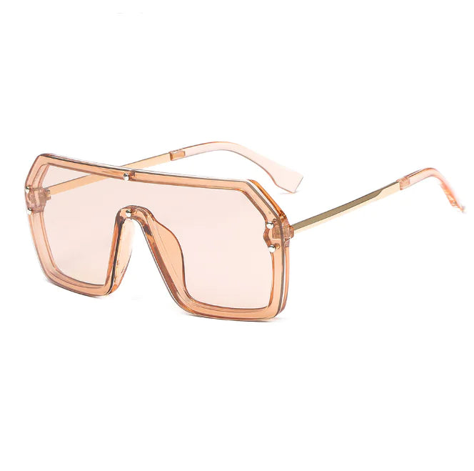Oversized Shield Sunglasses – Unisex HD Lens Design with UV Protection (5.7" Width)