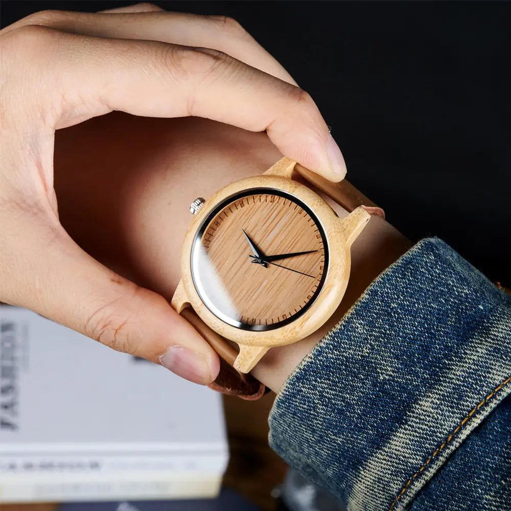 ZenWood Bamboo Watch – Timeless Elegance, Inspired by Nature
