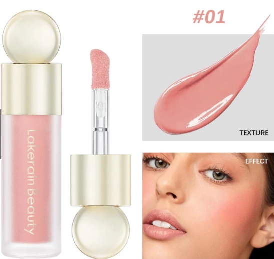 5-Color Dewy Finish Blush – Long-Lasting Radiance with Buildable Glow