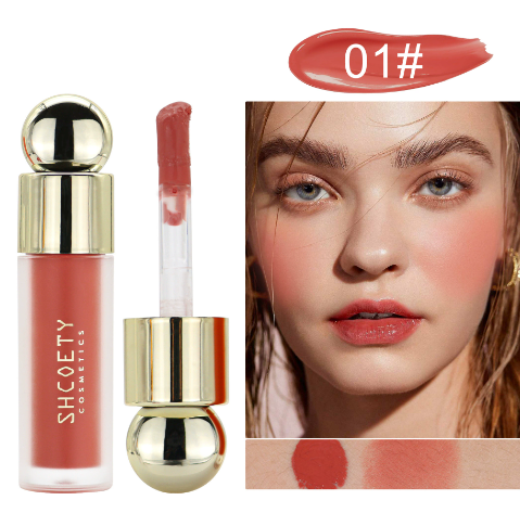 Hydrating Liquid Blush – Silky, Long-Lasting Color for Radiant Cheeks (5 Shades, 0.88 fl oz)