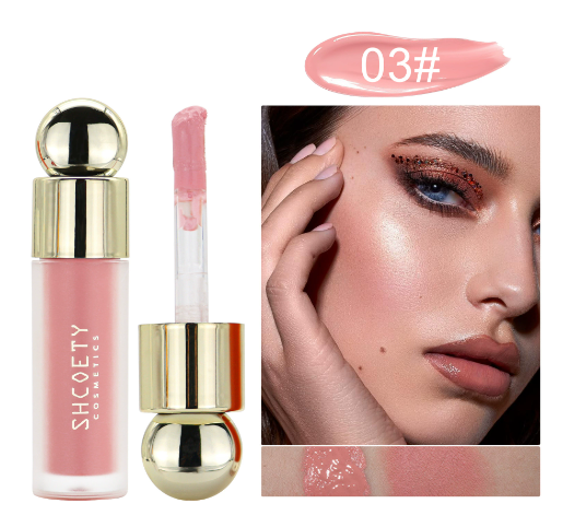 Hydrating Liquid Blush – Silky, Long-Lasting Color for Radiant Cheeks (5 Shades, 0.88 fl oz)