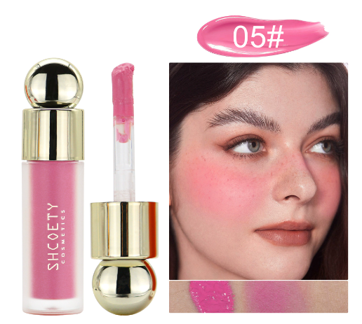Hydrating Liquid Blush – Silky, Long-Lasting Color for Radiant Cheeks (5 Shades, 0.88 fl oz)