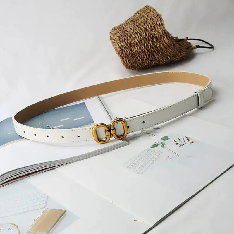 Elevate Your Look with the Elegant Leather Designer Belt for Women