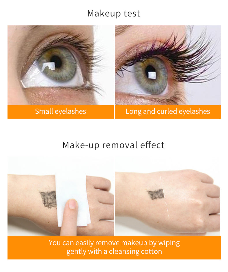 Shining Diamond Waterproof Lengthening Mascara – 5D Volume, Peanut Brush, and Smudge-Proof Wear (12.7cm / 5g)