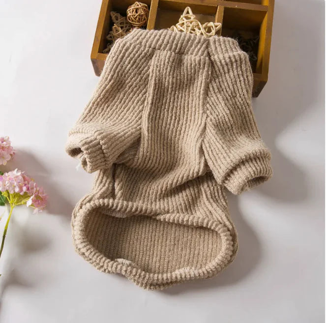 Small Dog Sweater – Soft Stretchy Knit Pullover for Chilly Weather (XS–XL)