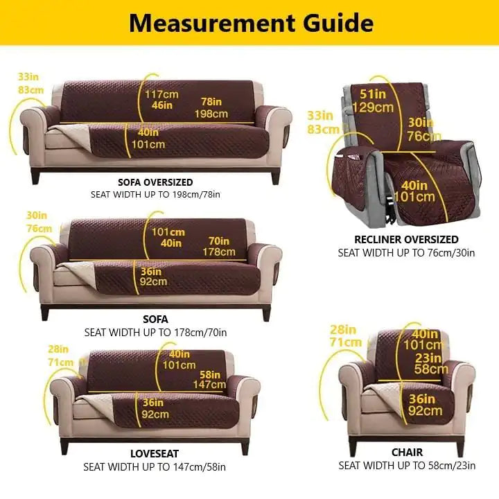 Waterproof Anti-Slip Sofa Cover – Scratch-Resistant and Easy to Clean