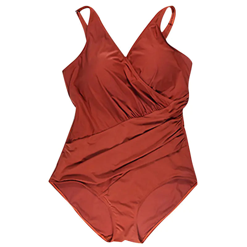 Best-Selling Plus Size Bikini One-Piece Swimsuit – Flattering Full Coverage for Curvy Women (4XL–8XL)