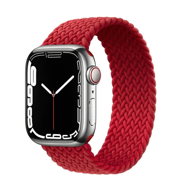 Upgrade Your Apple Watch with a Stretchable Nylon Elastic Loop Band