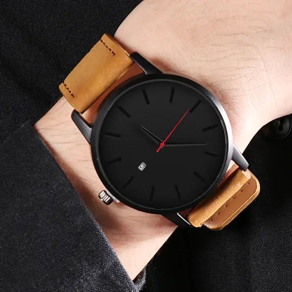 The Leather Quartz Watch: Timeless Elegance Meets Everyday Functionality