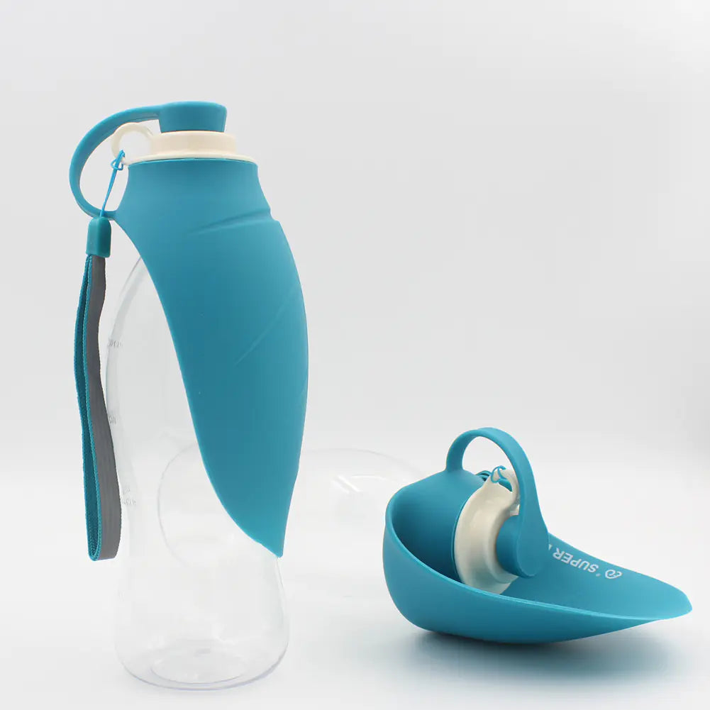 Portable Pet Water Dispenser Feeder – Leak-Proof Flip Cup for On-the-Go Hydration