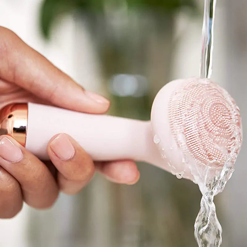 Silicone Facial Brush - Rose