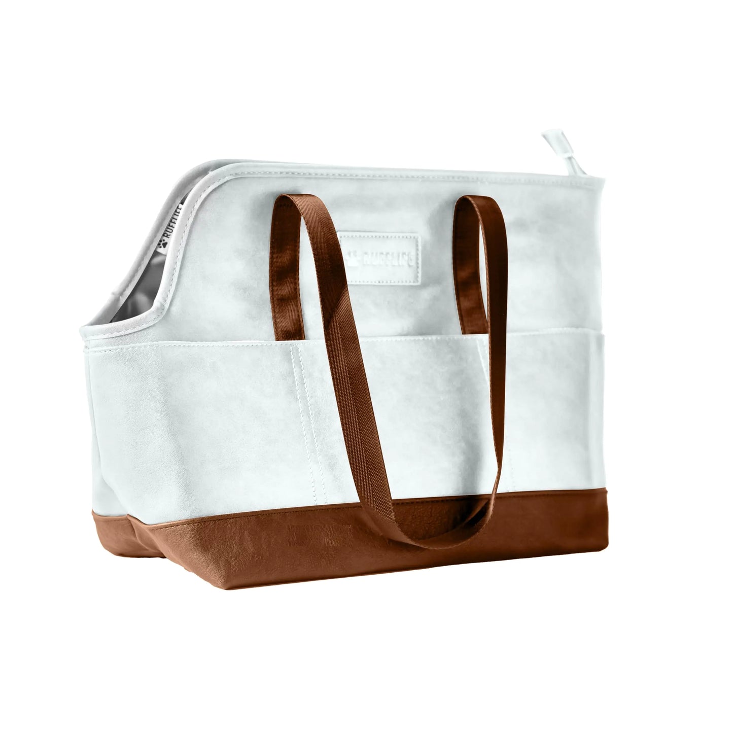 Faux Leather Small Dog Carrier – Hands-Free Pet Tote for Travel and Everyday Outings