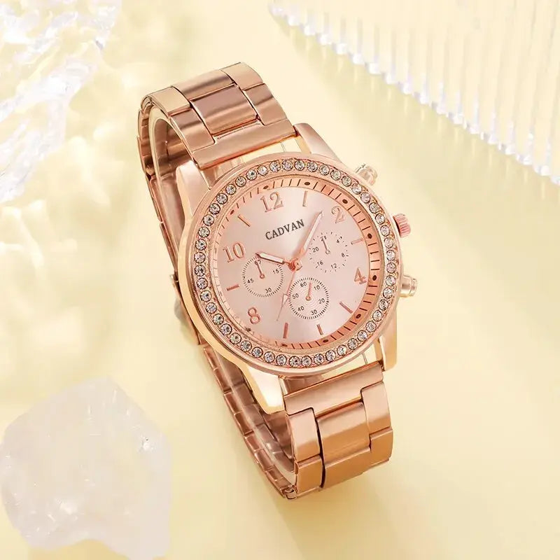 Radiate Elegance with the Rose Gold Luxury Watch Set