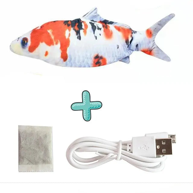 Cat Interactive Electric Floppy Toy Fish: Fun & Excitement for Your Feline Friend!