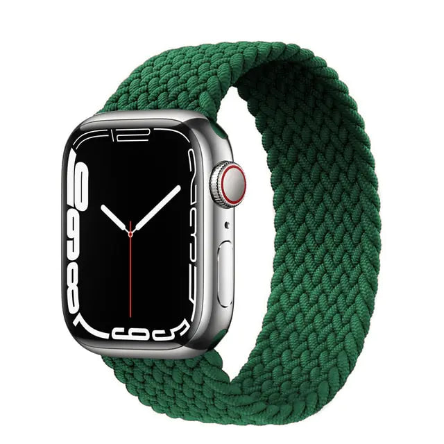 Upgrade Your Apple Watch with a Stretchable Nylon Elastic Loop Band