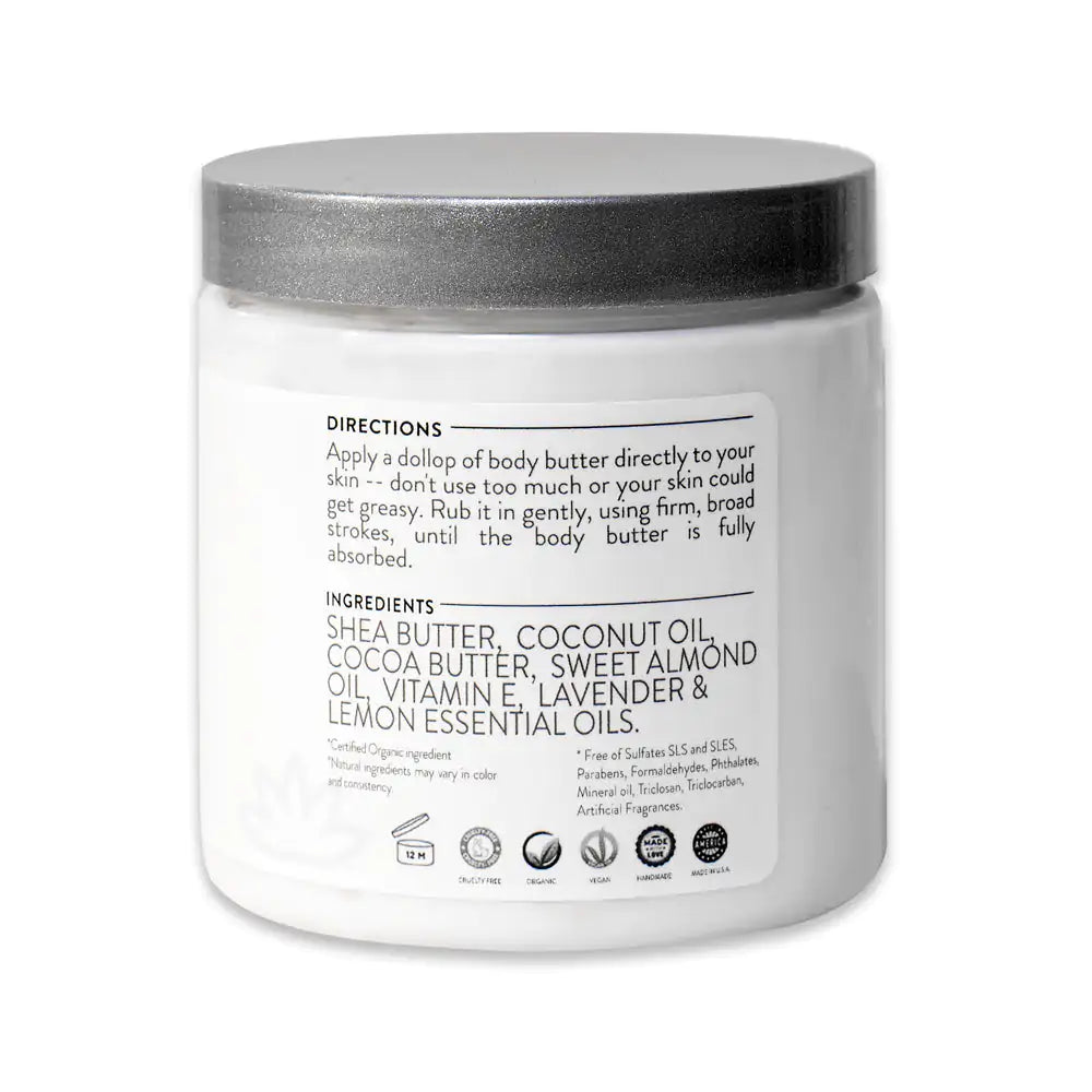 Organic Whipped Body Butter - Scented & Unscented