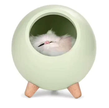 Cute Cat Night Light – USB Rechargeable Decorative Lamp for Bedroom, Nursery, or Office Desk