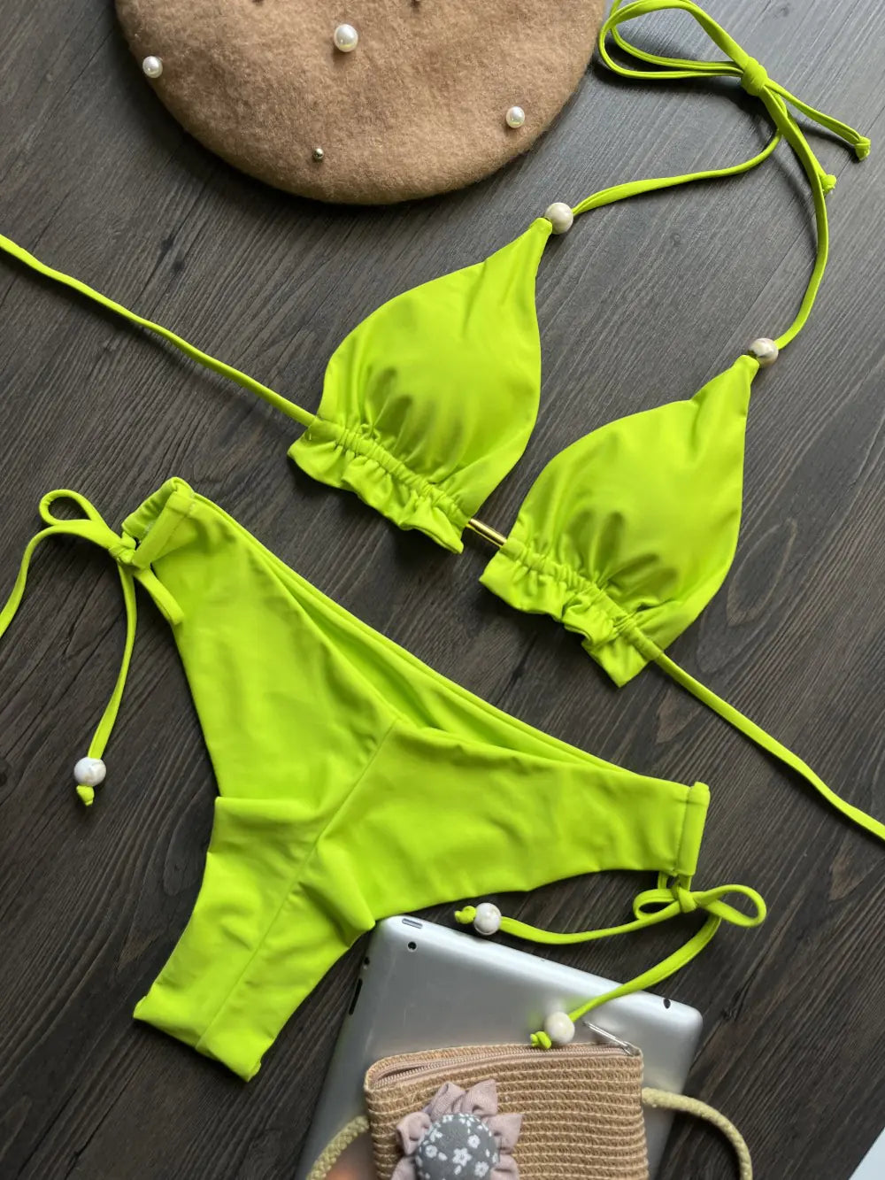 Sleek Nylon Bikini Set – Minimalist Style with Maximum Impact