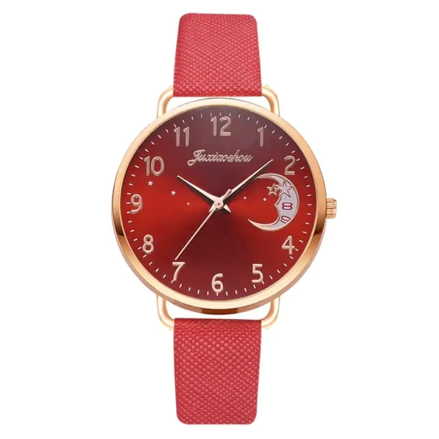 Unveil Timeless Elegance with the Moon Bracelet & Watch Set