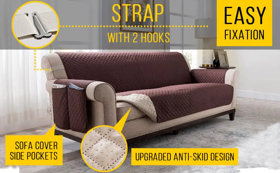 Waterproof Anti-Slip Sofa Cover – Scratch-Resistant and Easy to Clean