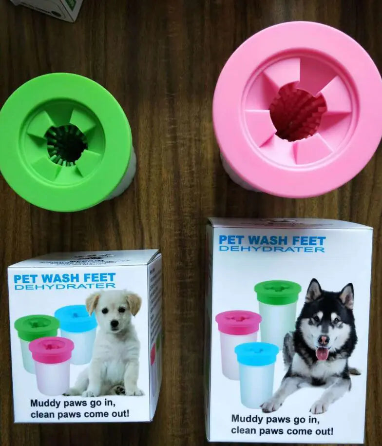 Silicone Pet Foot Washing Cup – Gentle Cleaning for Happy, Mud-Free Paws